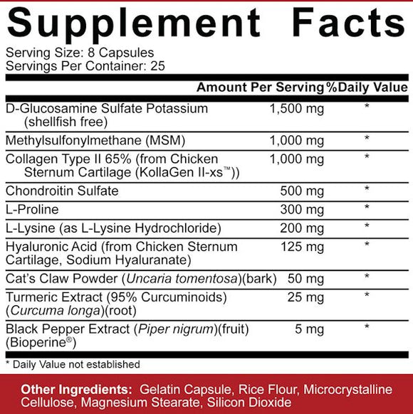 5% Nutrition Joint Defender 200 Capsules|Joint Support|Bodyandfitness.com