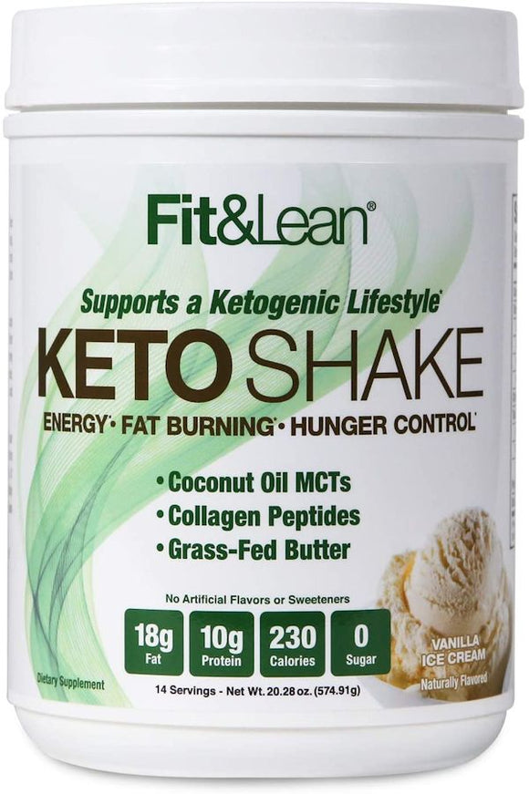 MHP Fit & Lean Keto Shake 14 servings||Bodyandfitness.com