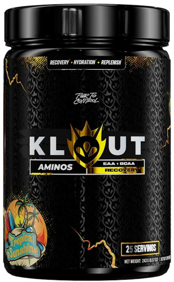 Klout Aminos EAA & BCAA 25 serving|Amino Acids|Bodyandfitness.com