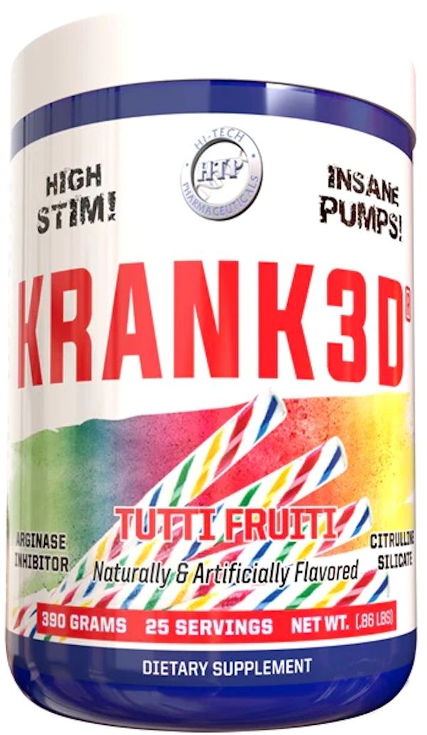 Hi-Tech Pharmaceuticals Krank3d Pre Workout muscle strawberry