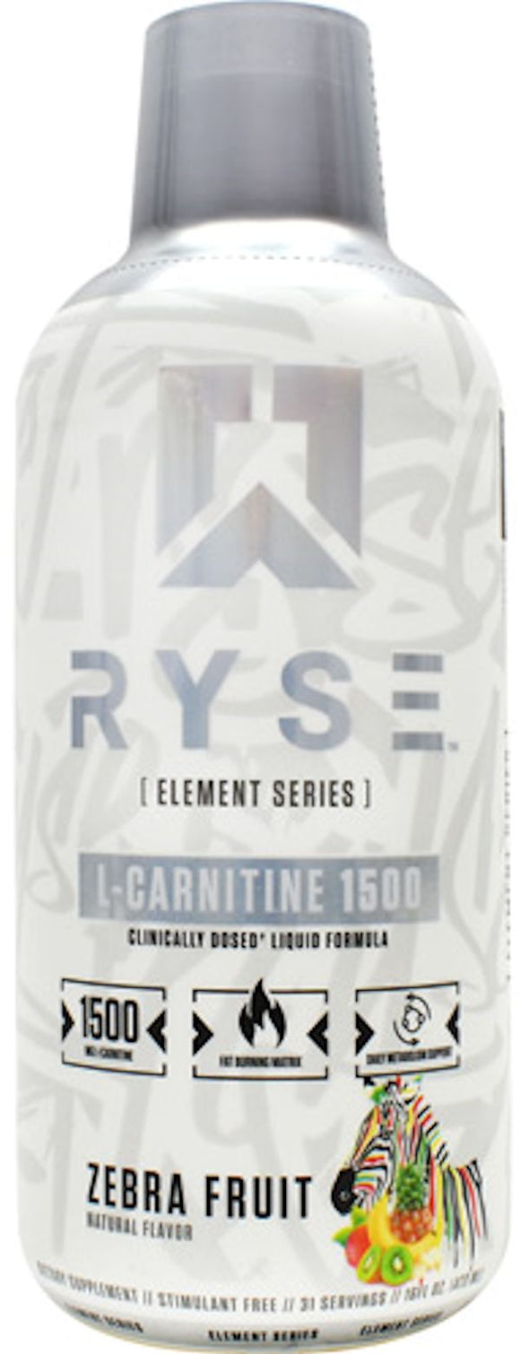 Ryse Supplements Liquid L-Carnitine 1500 31 servings|Fat Burner|Bodyandfitness.com