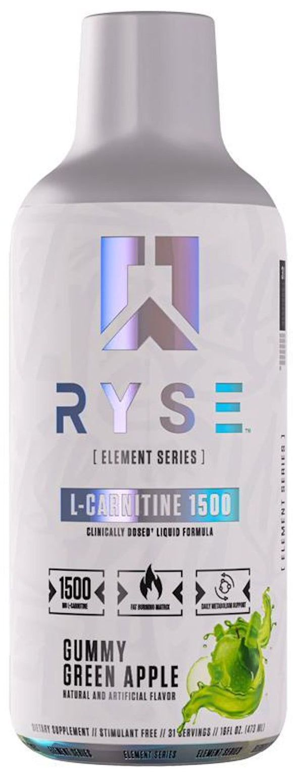 Ryse Supplements Liquid L-Carnitine 1500 31 servings|Fat Burner|Bodyandfitness.com
