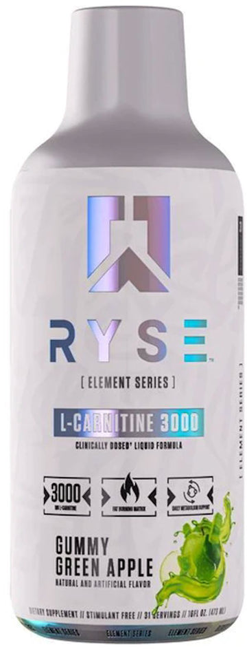 Ryse Supplements Liquid L-Carnitine 3000 31 servings|Carnitine|Bodyandfitness.com