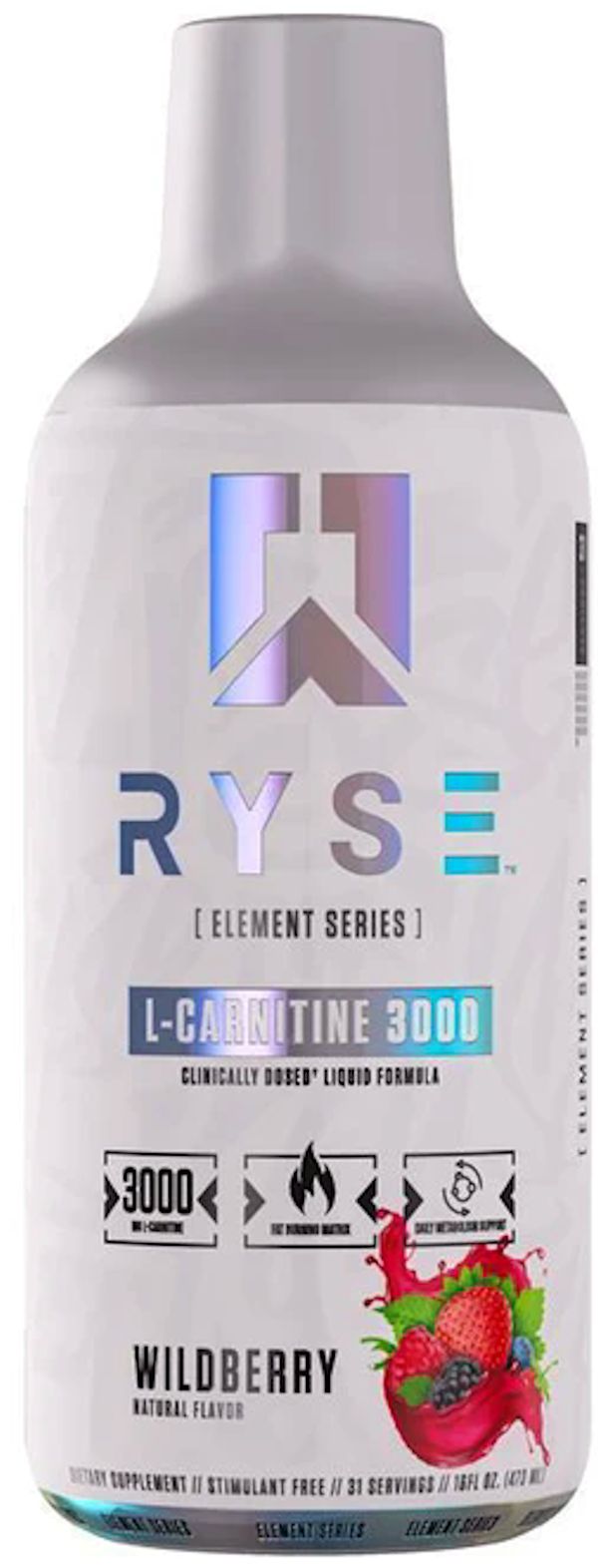 Ryse Supplements Liquid L-Carnitine 3000 31 servings| Bodyandfitness.com