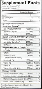 Labrada Super Charge Pre-Workout 25 servings