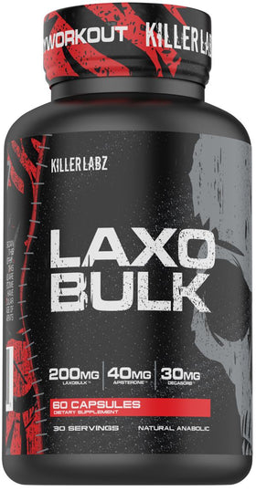 Killer Labz Laxobulk Muscle Builder 60 Caps|Muscle Builder|Bodyandfitness.com