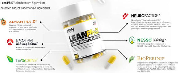 Man Sports Lean Ph.D 120 caps.|Carnitine|Bodyandfitness.com