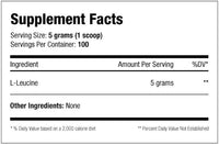 Serious Nutrition Solutions Leucine fact