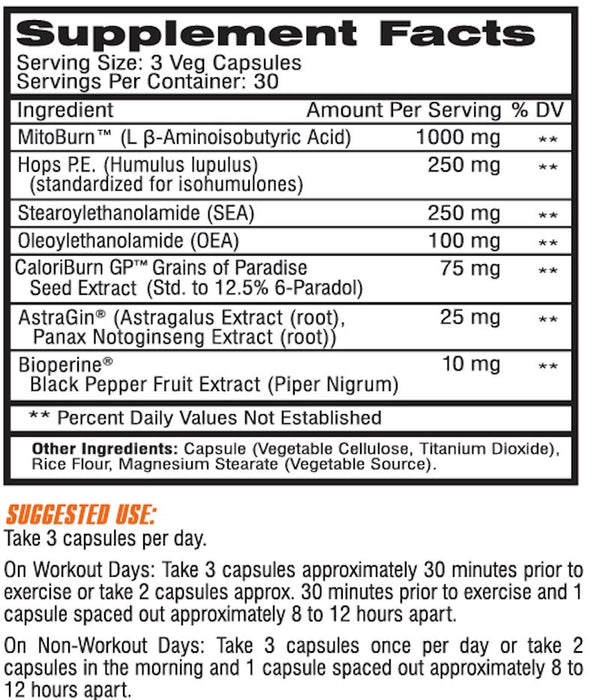 Competitive Edge Labs LipoVantage fact