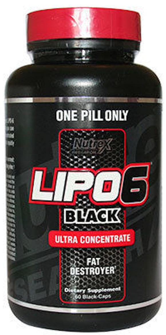 Nutrex Lipo-6 Black Ultra 60 caps|Fat Burner|Bodyandfitness.com