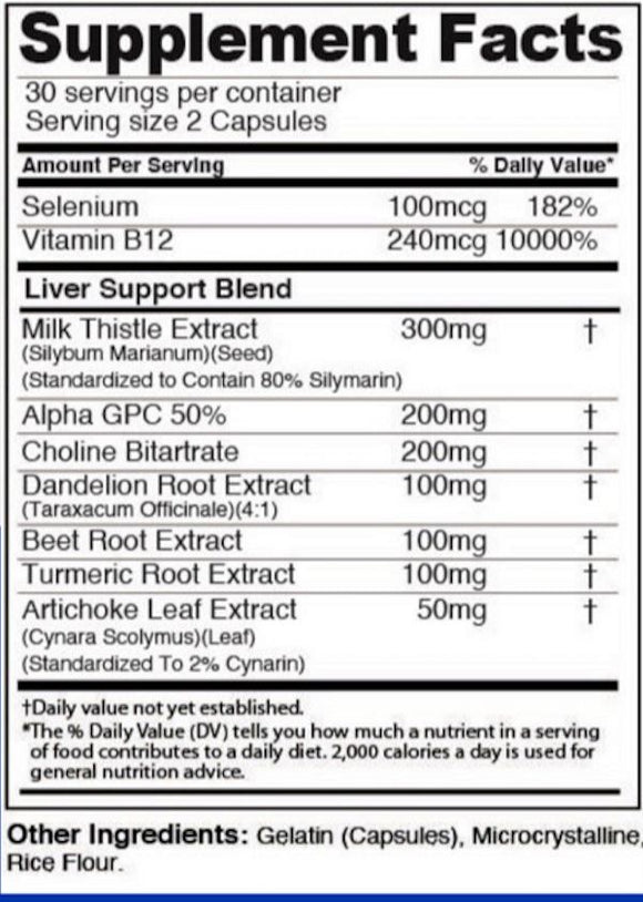 Noo-Hype Liver Vitalize 60 Capsules|Liver Support|Bodyandfitness.com