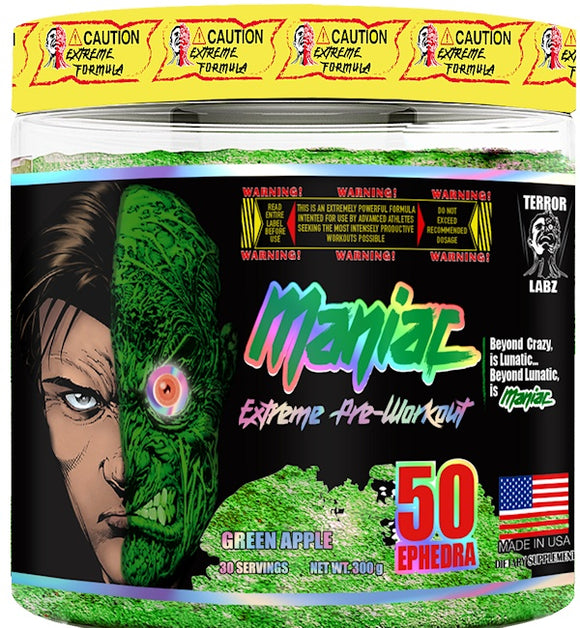 Terror Labz Maniac 30 servings|Pre-Workout|Bodyandfitness.com