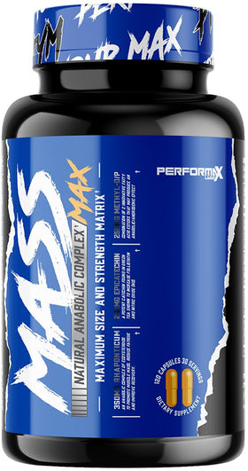 Performax Labs MassMax Natural Anabolic 120 Capsules|Muscle Pumps|Bodyandfitness.com