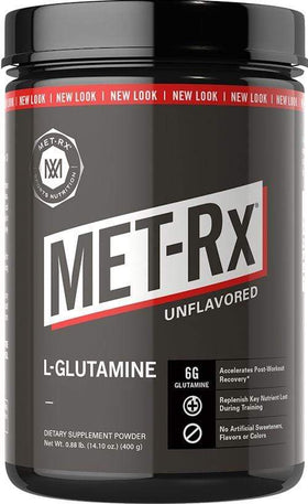 Met-Rx L-Glutamine Powder 400 gms||Bodyandfitness.com