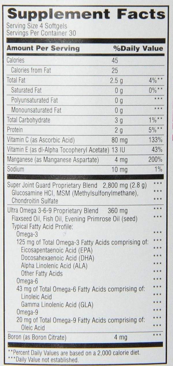 Met-Rx Super Joint Guard 120 ct