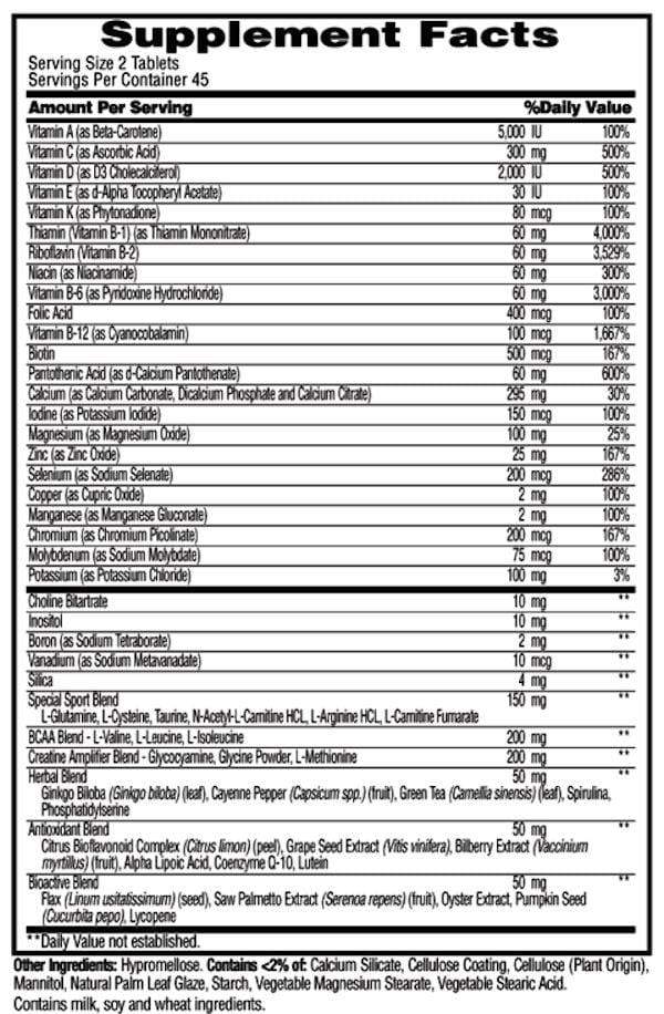 Met-Rx Active Man Daily Multivitamin 90 tabs