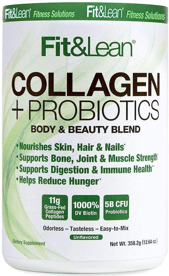 MHP Fit & Lean Collagen + Probiotics 30 servings||Bodyandfitness.com