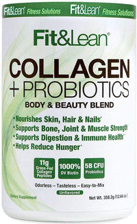 MHP Fit & Lean Collagen + Probiotics healthy body