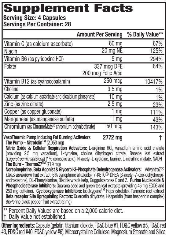 MHP Anadrox Pump & Burn Fat Burner 112 caps|Muscle Pumps|Bodyandfitness.com