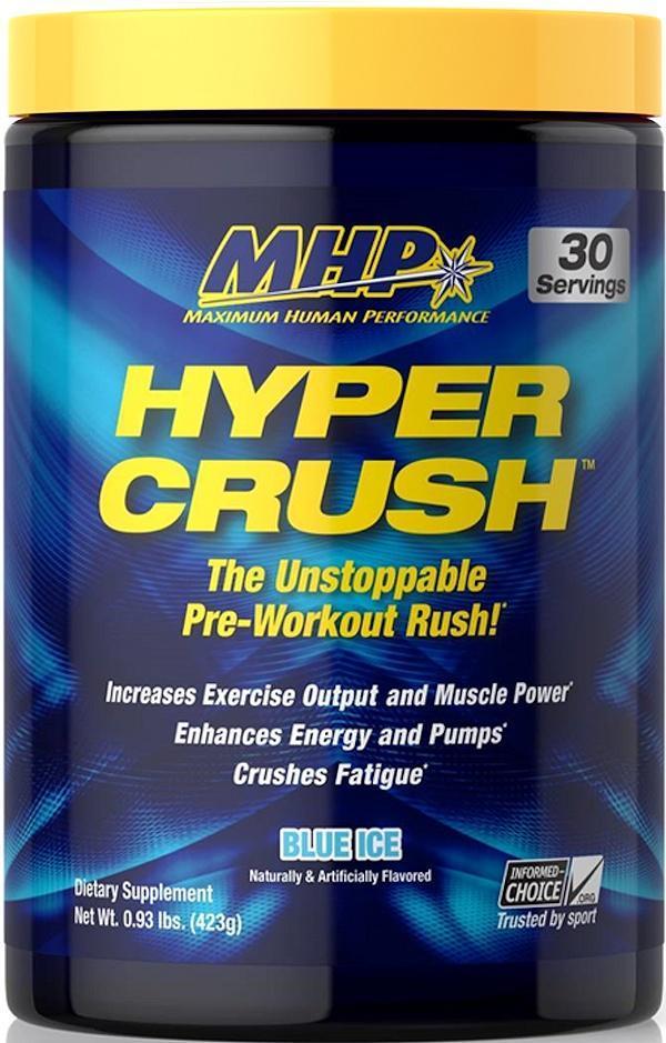 MHP Hyper Crush Pre-Workout 30 servings blue