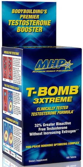 MHP T-Bomb 3Xtreme 168 Tabs|Test Booster|Bodyandfitness.com