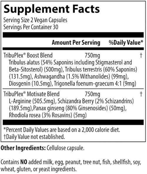 MRM TribuPlex 750 60 caps||Bodyandfitness.com