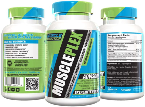 Muscle Addiction Muscle Plex 60 caps|Muscle Growth|Bodyandfitness.com