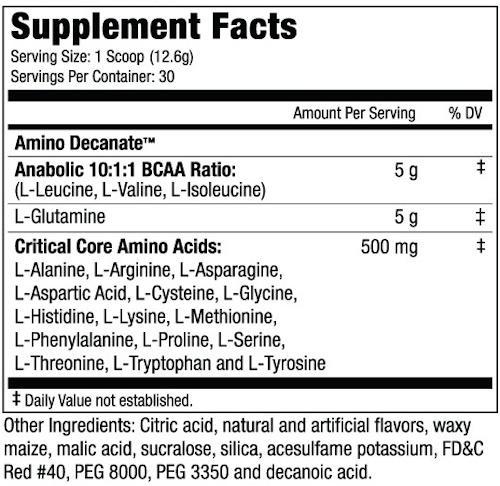 MuscleMeds Amino Decanate 30 servings|Amino Acids|Bodyandfitness.com