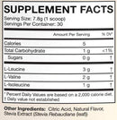 MusclePharm NATURAL BCAA Powder 30 servings|BCAAs|Bodyandfitness.com