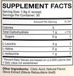 MusclePharm NATURAL BCAA Powder 30 servings