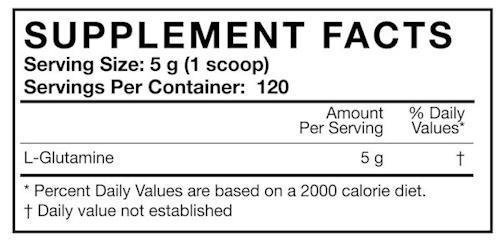 MusclePharm Glutamine 120 serving||Bodyandfitness.com