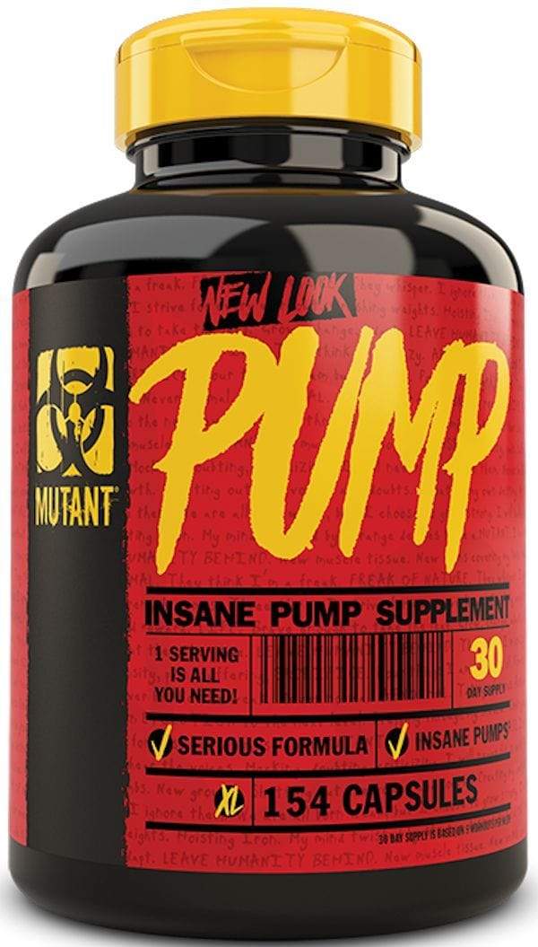 Mutant Pump muscle 154 Capsules