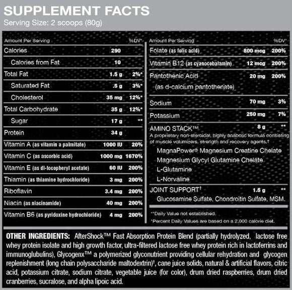 Myogenix After Shock 2.64 lbs|Protein|Bodyandfitness.com