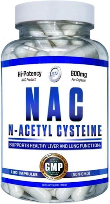 Hi-Tech Pharmaceuticals NAC 600mg 100 Caps|Liver Support|Bodyandfitness.com