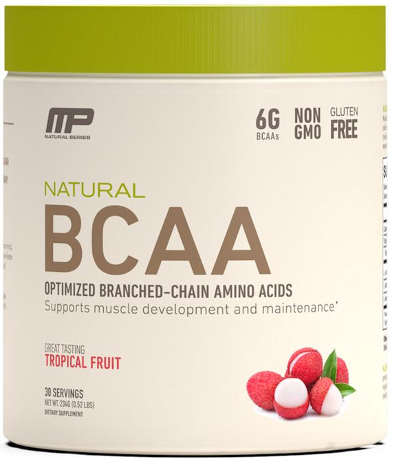 MusclePharm NATURAL BCAA Powder 30 servings|BCAAs|Bodyandfitness.com