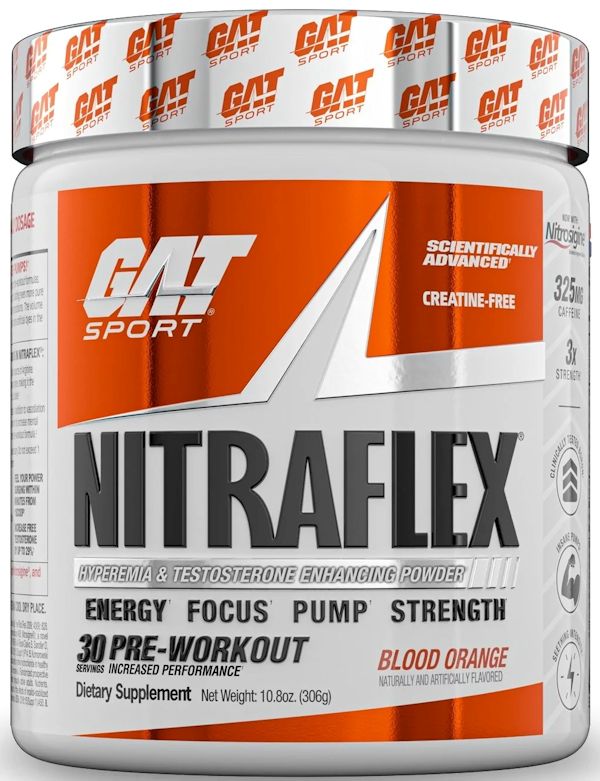 GAT Nitraflex ADVANCED Pre-Workout Muscle Pumps The Best mass size