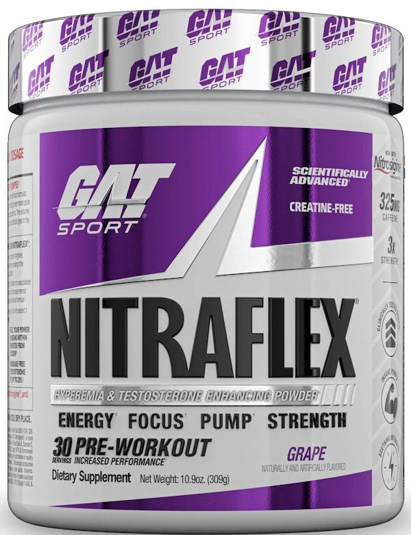 GAT Nitraflex ADVANCED Pre-Workout Muscle Pump mass
