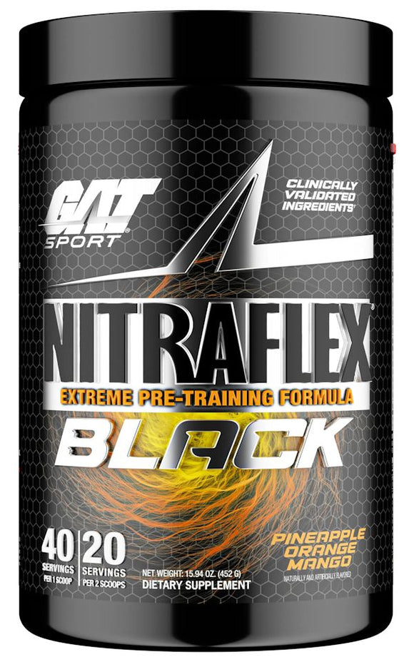 GAT Sport Nitraflex Black|Pre-Workout|Bodyandfitness.com