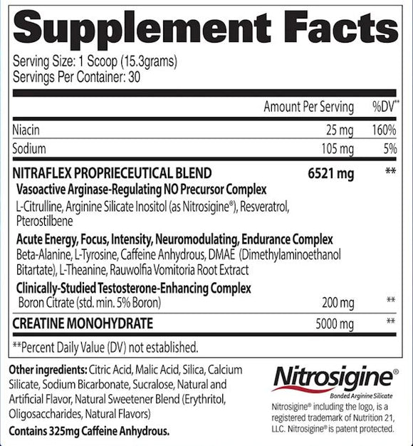 GAT Sport Nitraflex+Creatine|Pre-Workout|Bodyandfitness.com