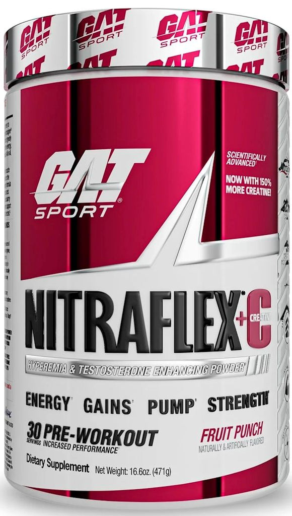 GAT Sport Nitraflex+Creatine|Pre-Workout|Bodyandfitness.com