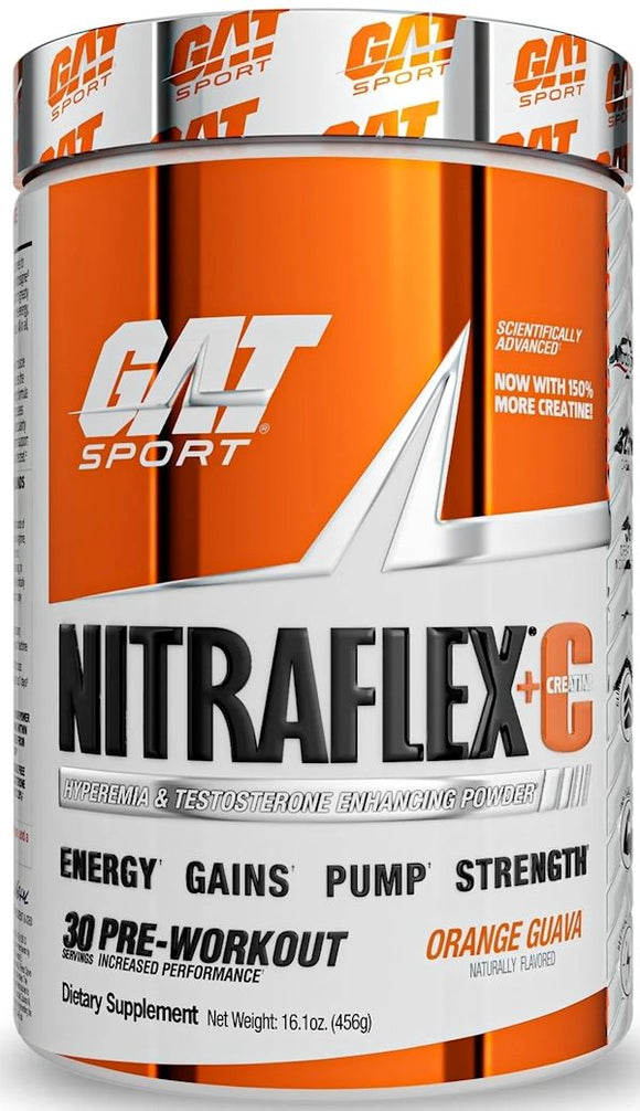 GAT Sport Nitraflex+Creatine|Pre-Workout|Bodyandfitness.com