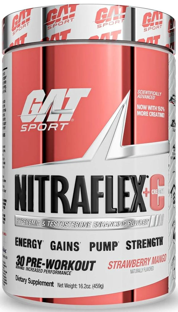 GAT Sport Nitraflex+Creatine|Pre-Workout|Bodyandfitness.com