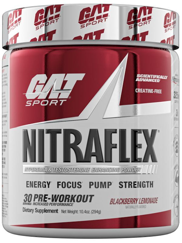 GAT Nitraflex ADVANCED Pre-Workout Muscle Pumps The Best mass size 6