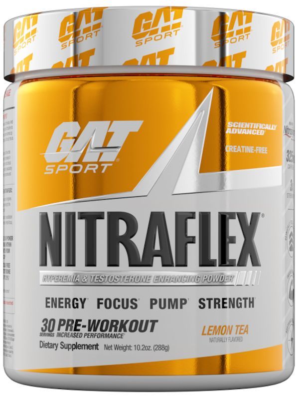 GAT Nitraflex ADVANCED Pre-Workout Muscle Pumps The Best mass size 5