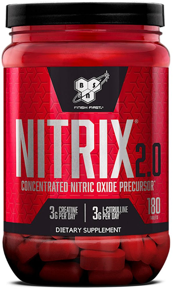 BSN Nitrix 2.0 180 tabs|Muscle Pumps|Bodyandfitness.com