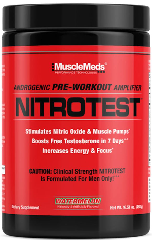 MuscleMeds Nitrotest Pre Workout|Pre-Workout|Bodyandfitness.com