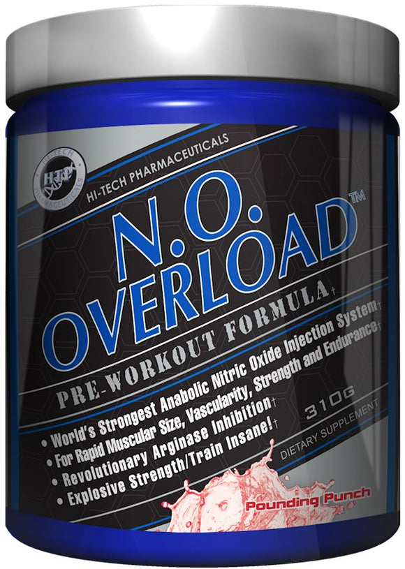 Hi-Tech Pharmaceuticals N.O Overload 39 servings|Creatine|Bodyandfitness.com