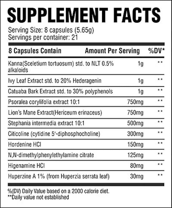Chemix Nootropic Premium Focus 168 Capsules fact