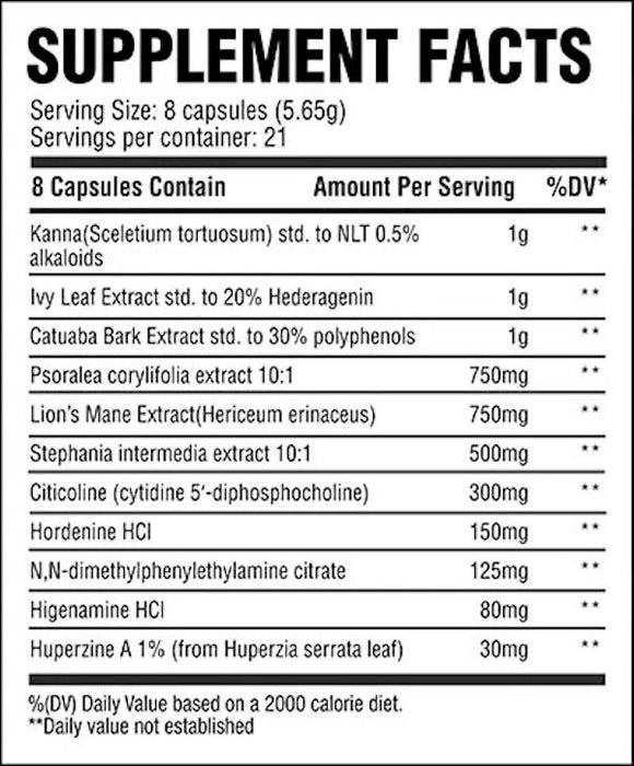 Chemix Nootropic Premium Focus 168 Capsules|Focus|Bodyandfitness.com