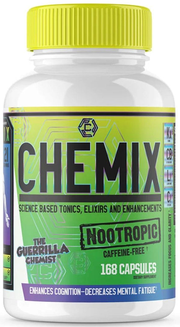 Chemix Nootropic Premium Focus 168 Capsules|Focus|Bodyandfitness.com